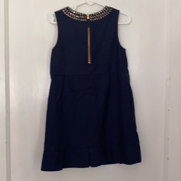Crewcuts Navy Wool Dress - Size 5 - Picture 4 of 5